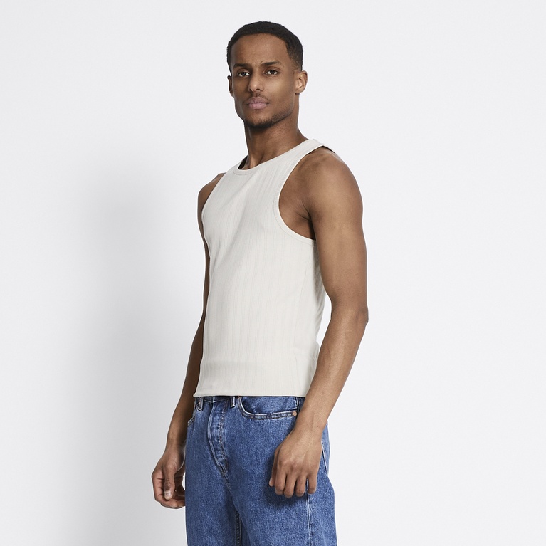 Tank top "More" Light Beige